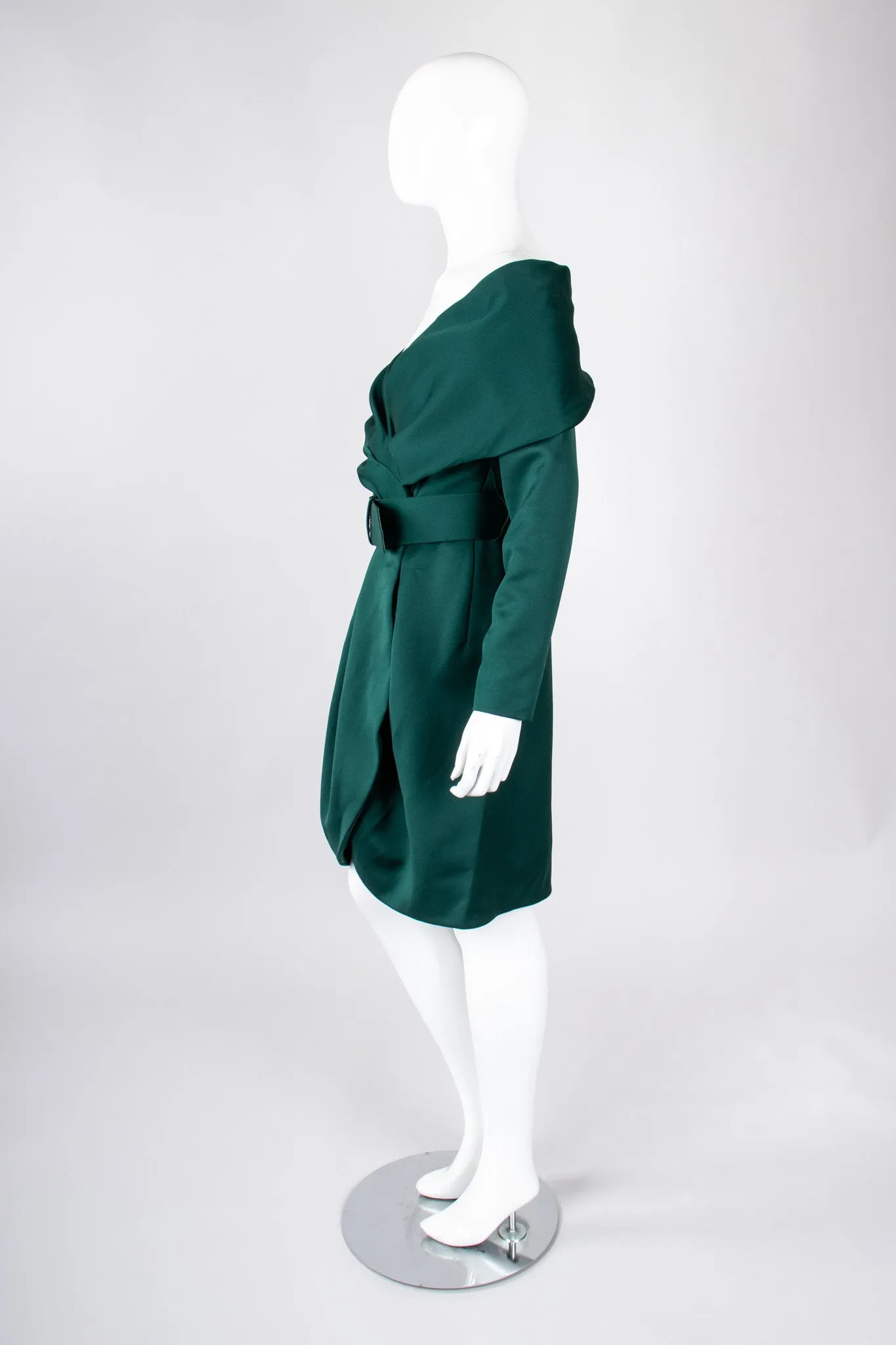 Shawl Collar Wrap Dress