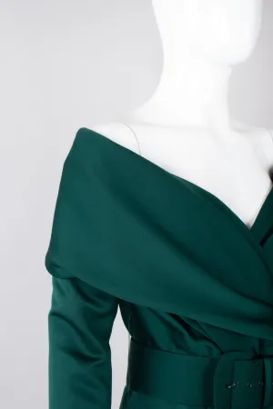 Shawl Collar Wrap Dress