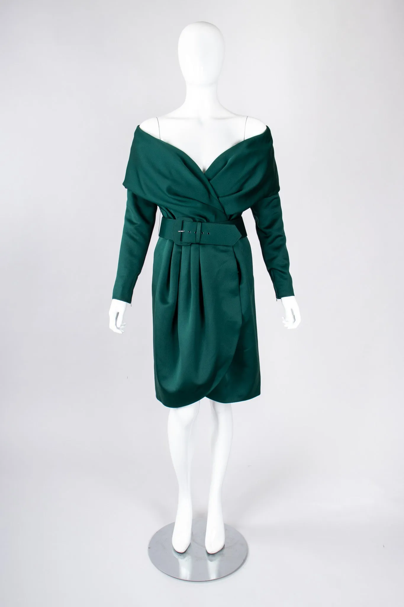 Shawl Collar Wrap Dress