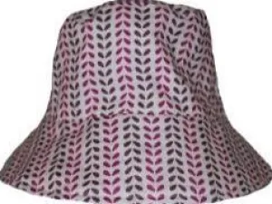 Sherpa Bucket Hat - Pink Drops