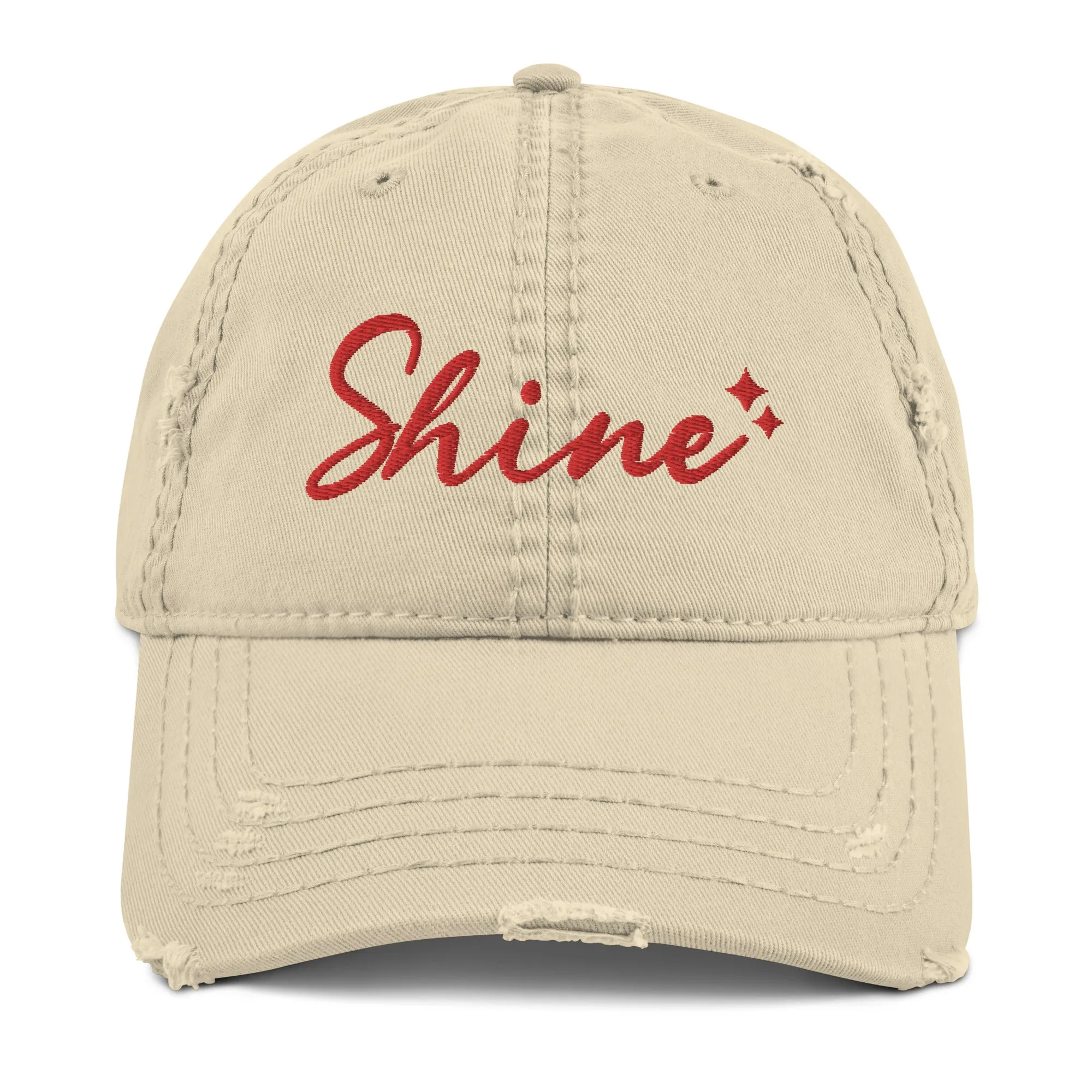Shine Bright - Distressed Dad Hat