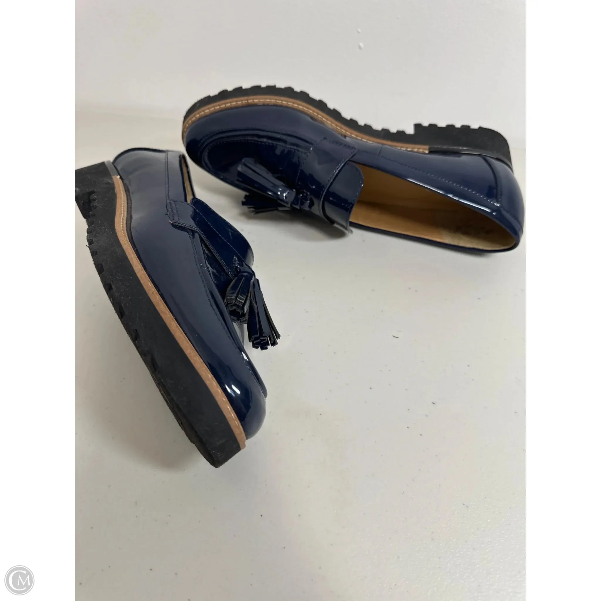Shoes Flats By Franco Sarto In Navy, Size: 8.5