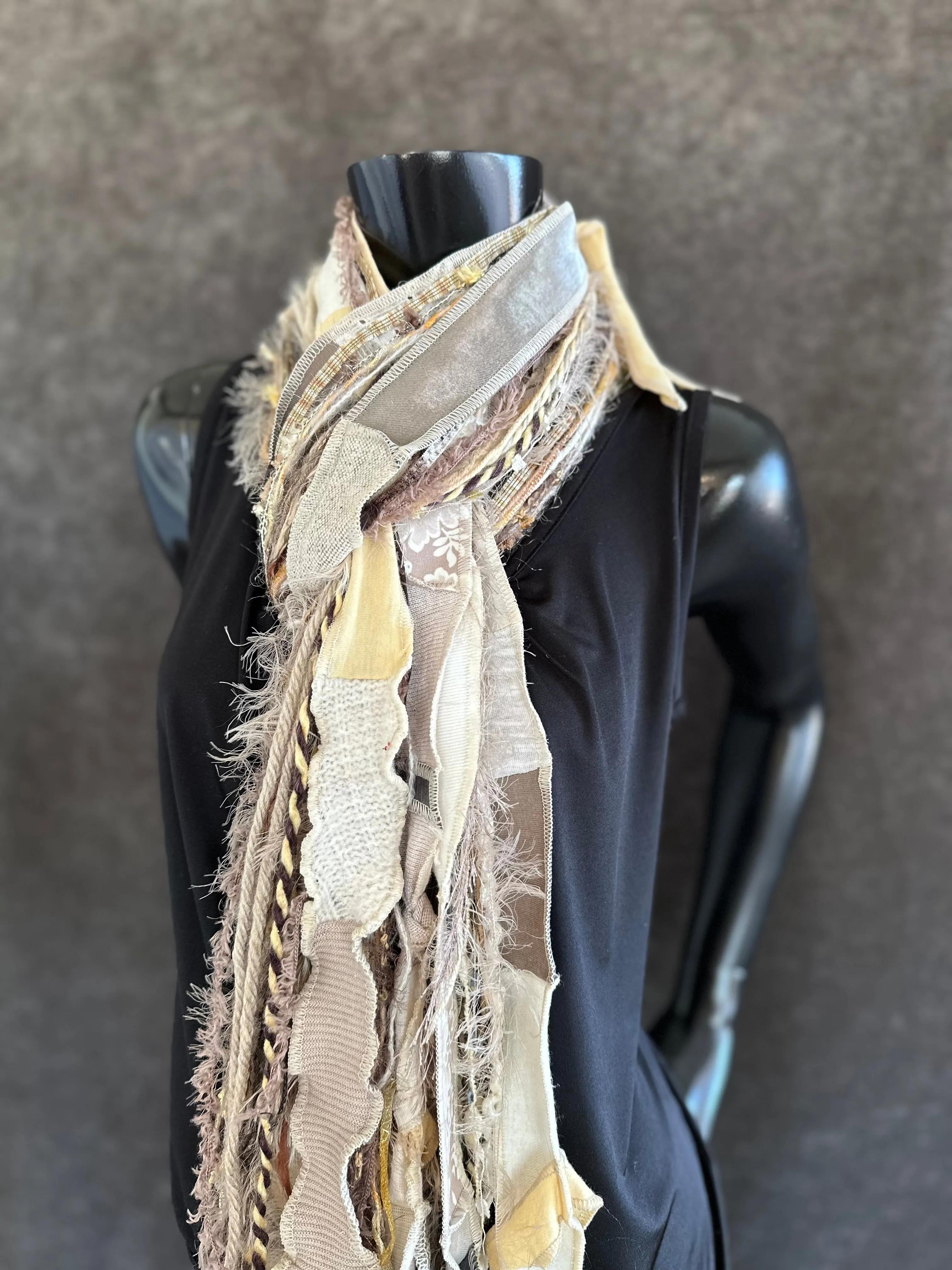 Shreds Fringie Scarf, street style scarf, boho chic scarf