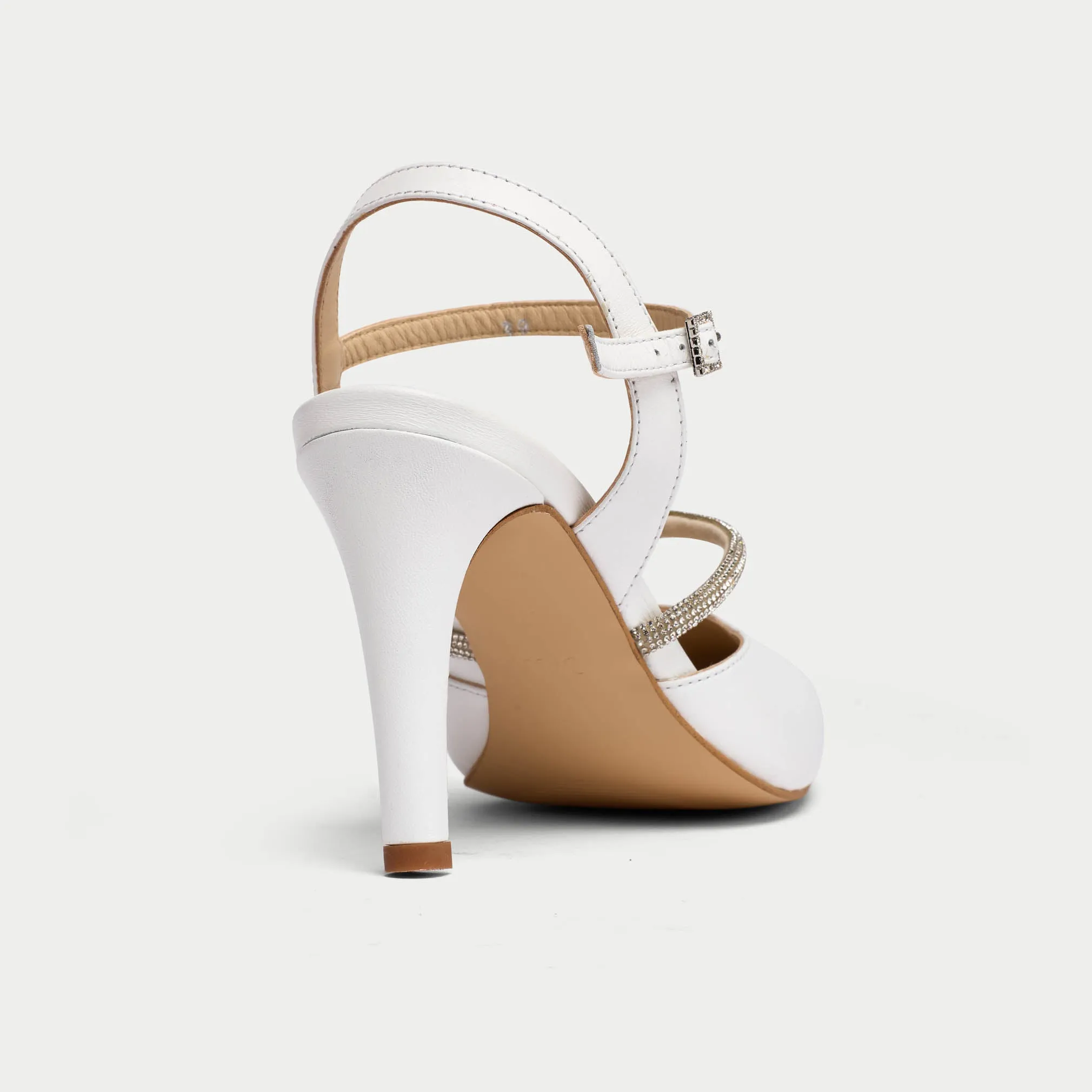 Sienna - White Leather