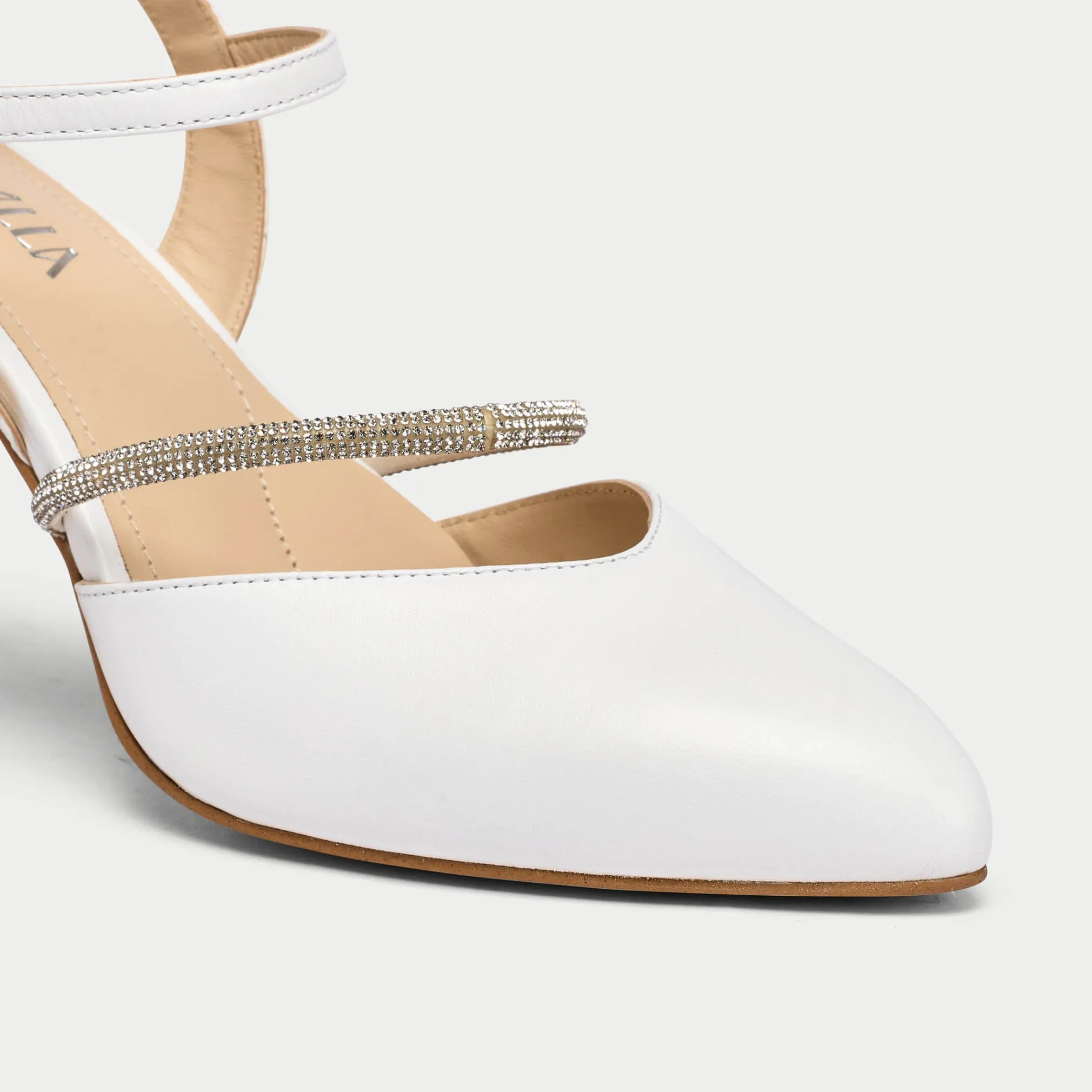 Sienna - White Leather