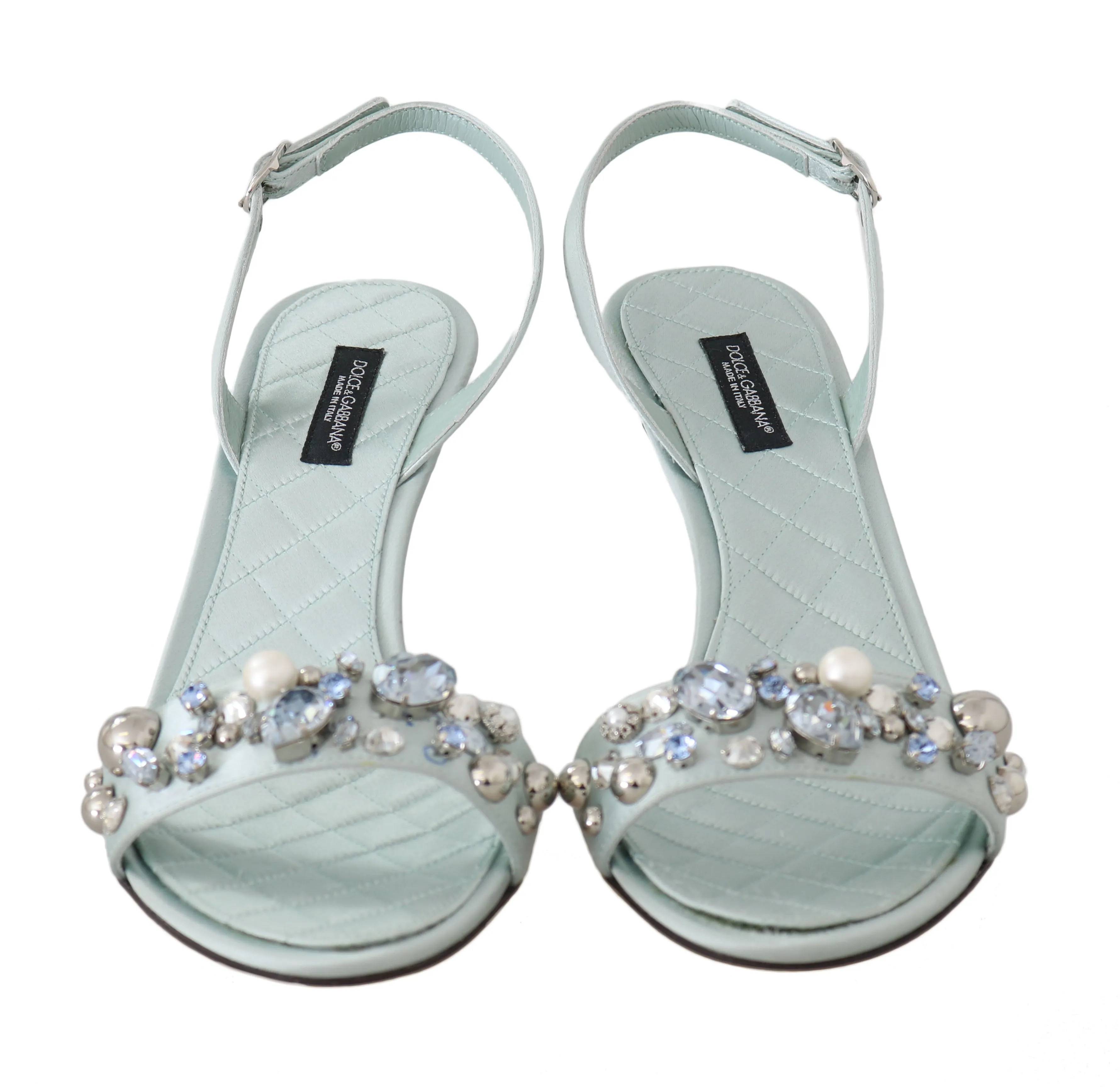 Silk Crystal Slingback Sandal