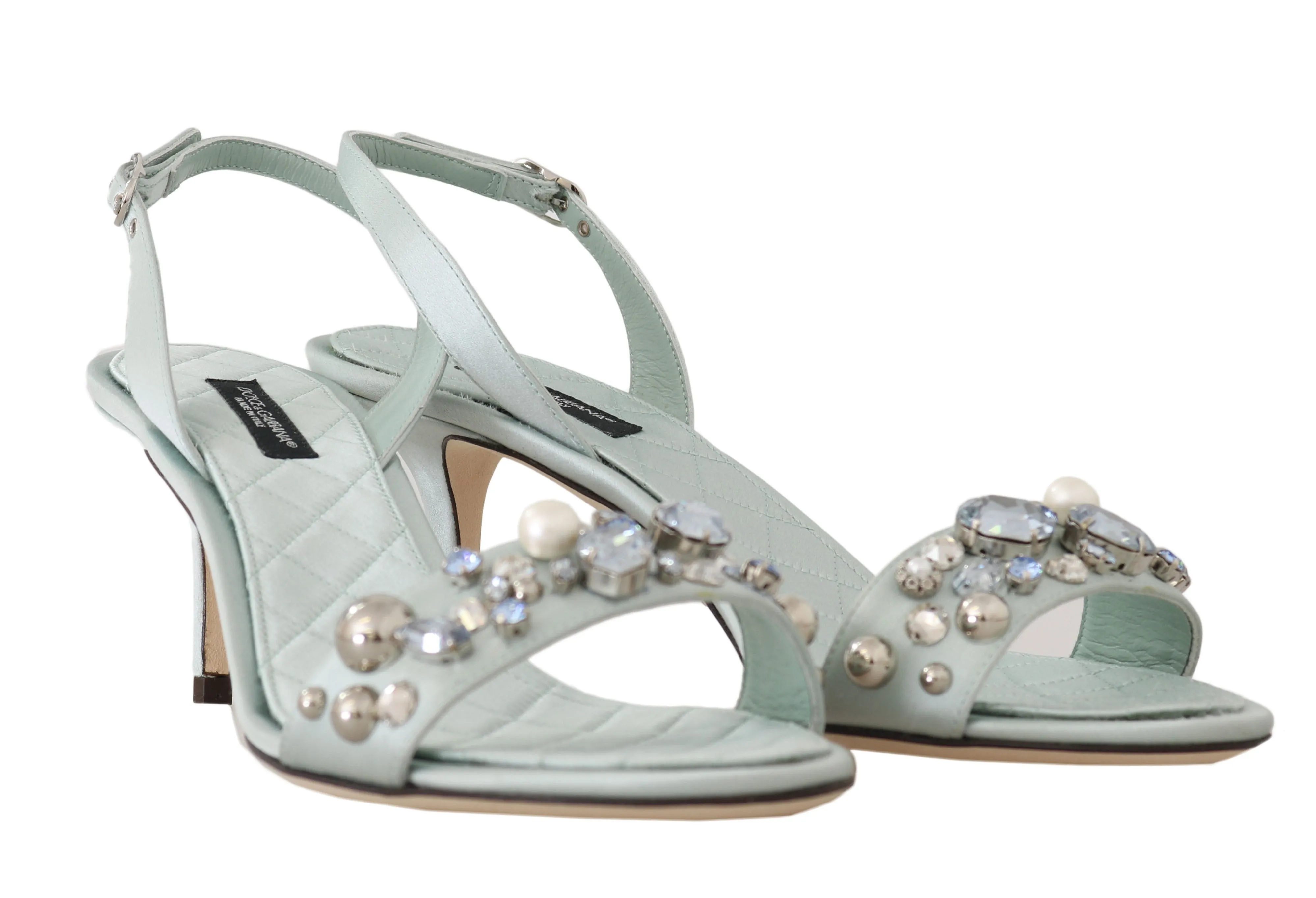 Silk Crystal Slingback Sandal