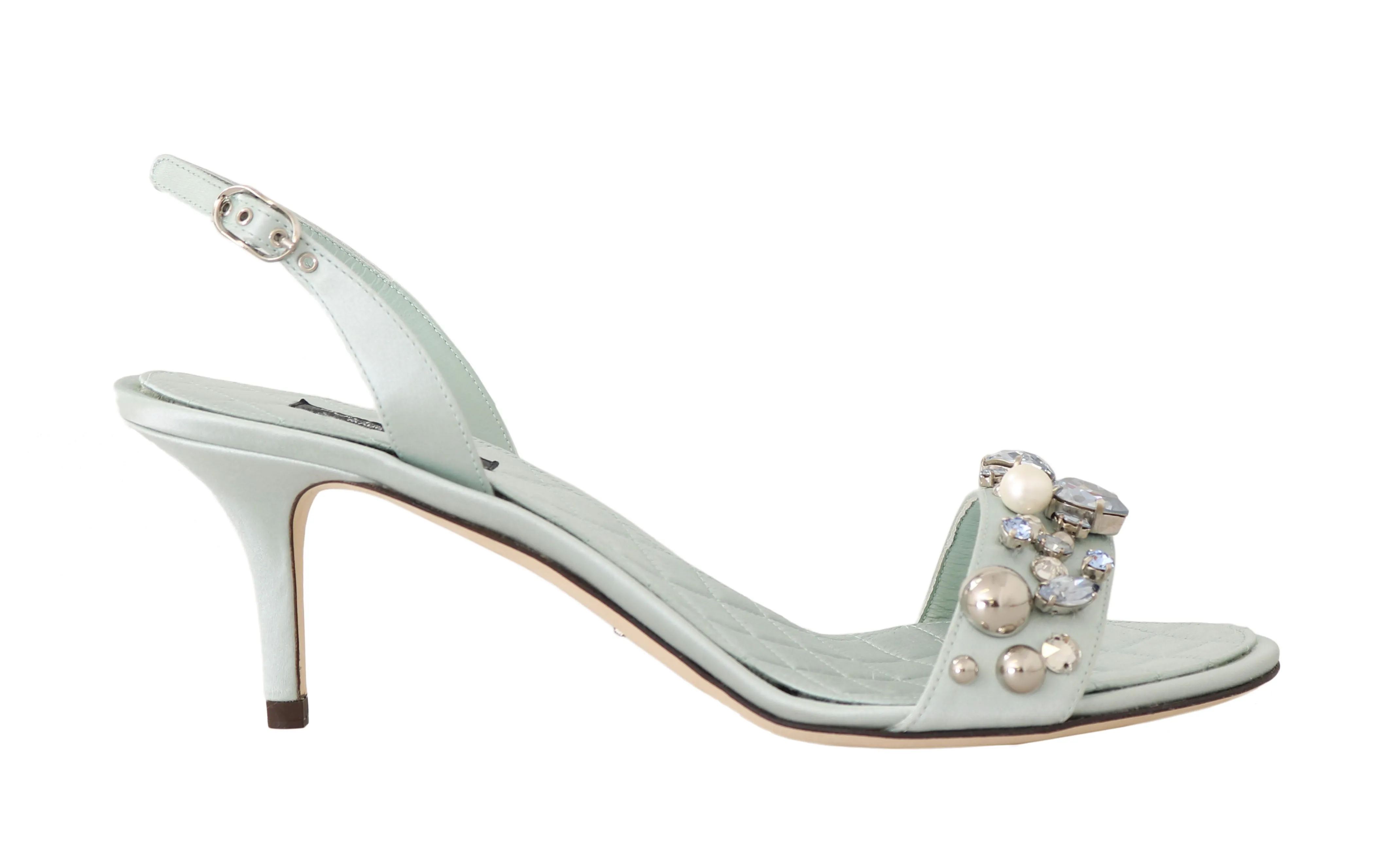Silk Crystal Slingback Sandal