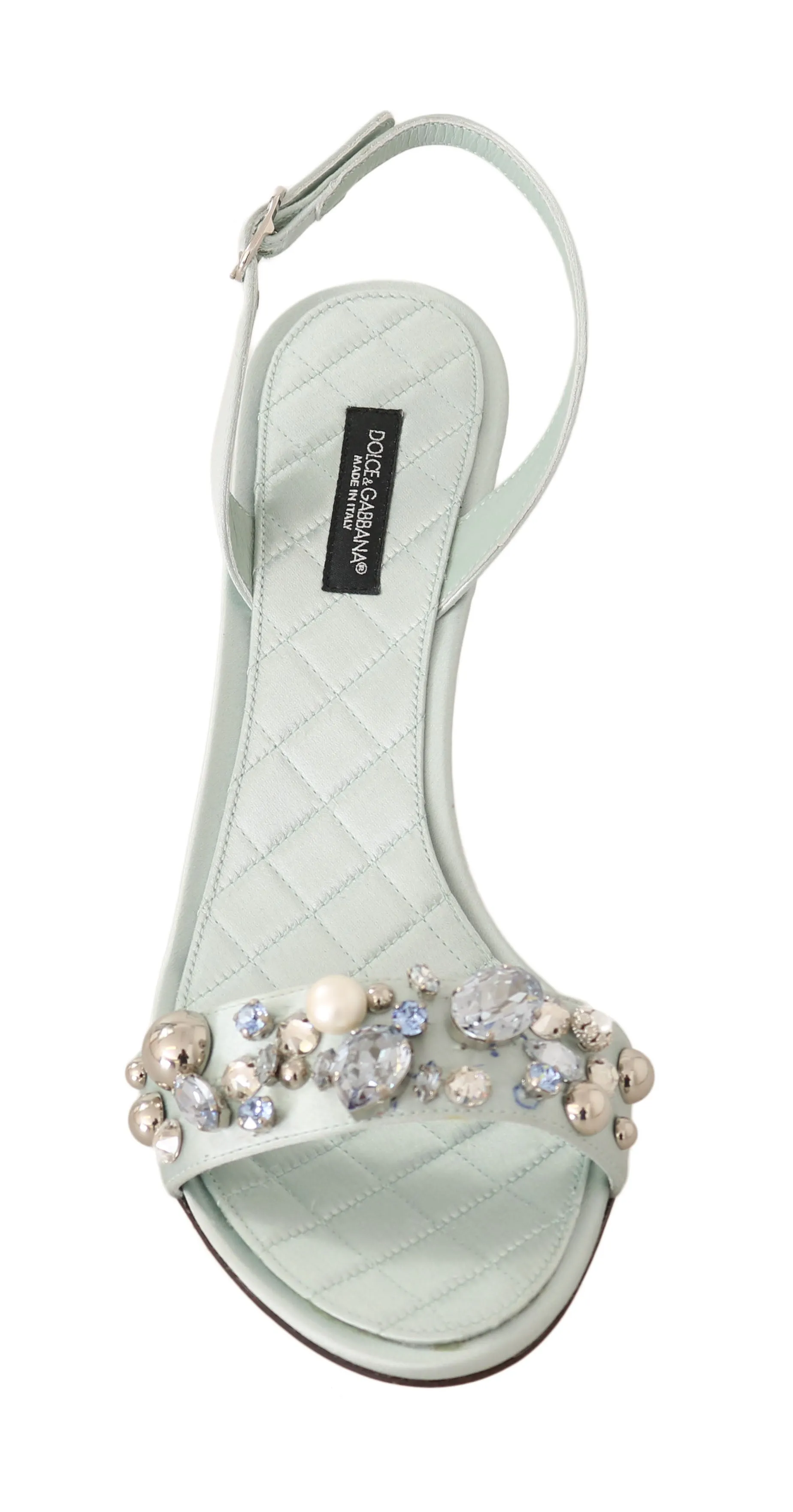 Silk Crystal Slingback Sandal