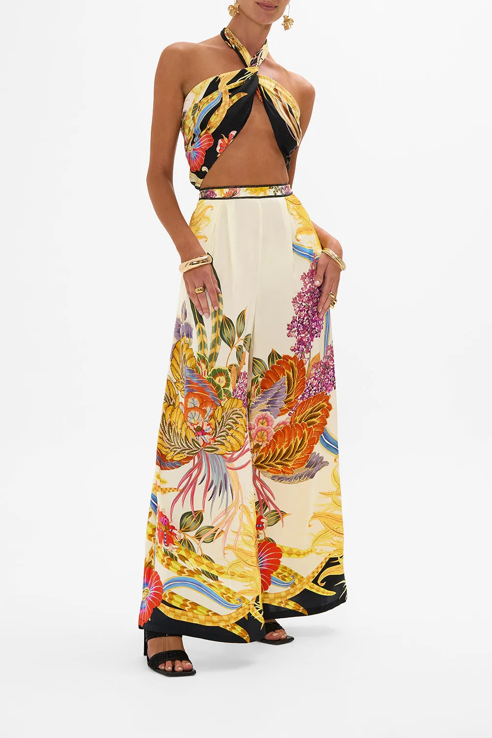 SILK SQUARE SCARF SUNFLOWERS ON MY MIND