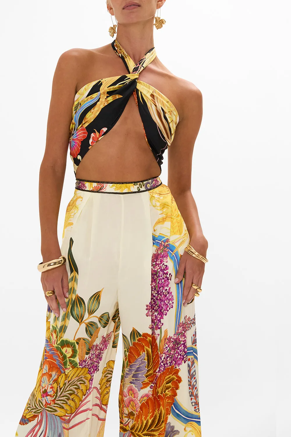 SILK SQUARE SCARF SUNFLOWERS ON MY MIND