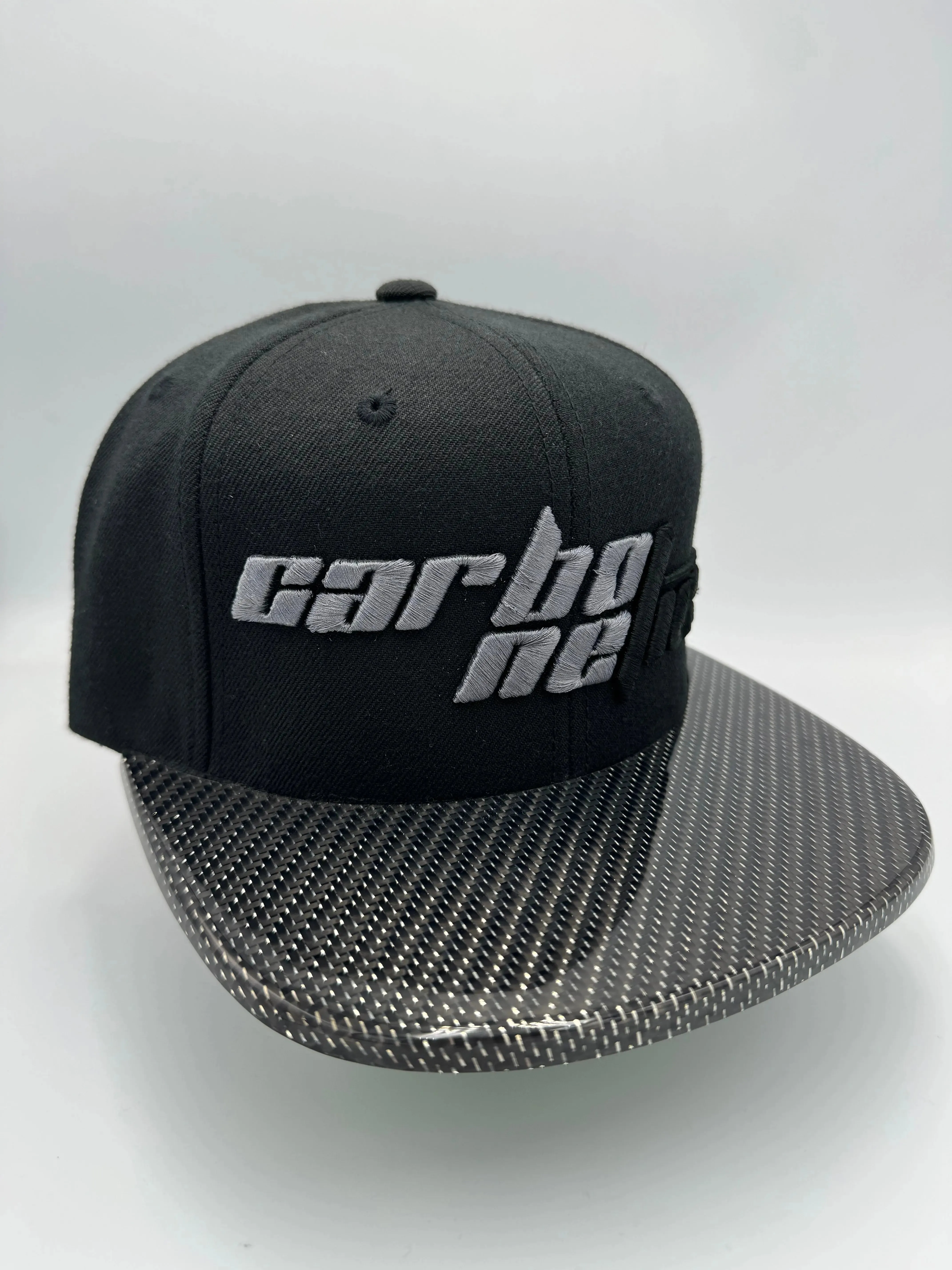 Silver Carbon Fiber Hat