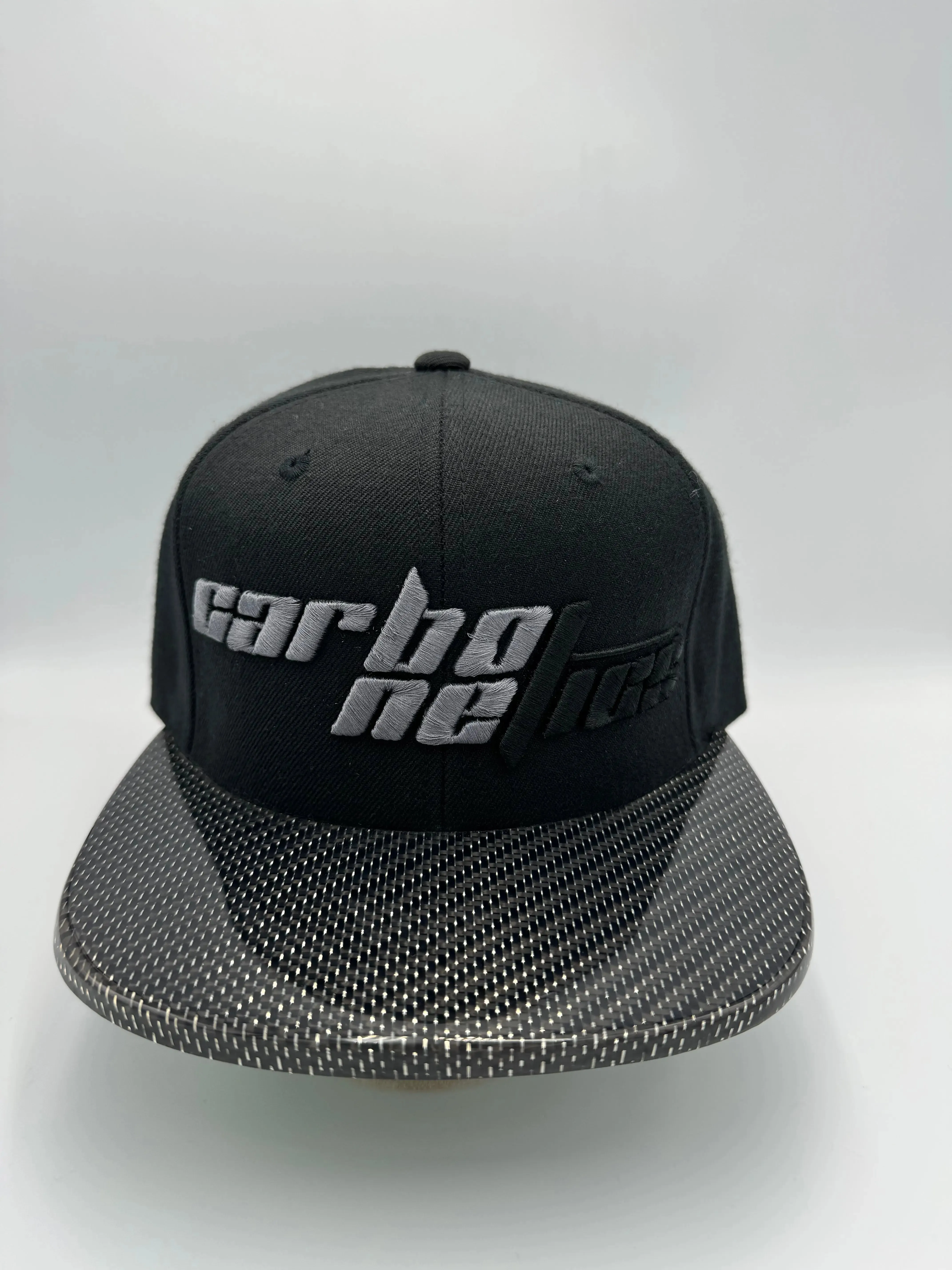 Silver Carbon Fiber Hat