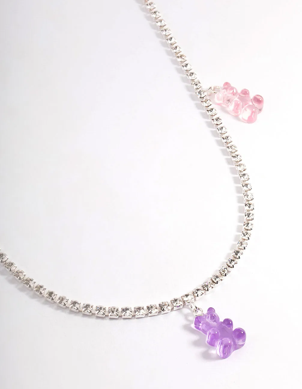 Silver Gummy Bear Charm Belt