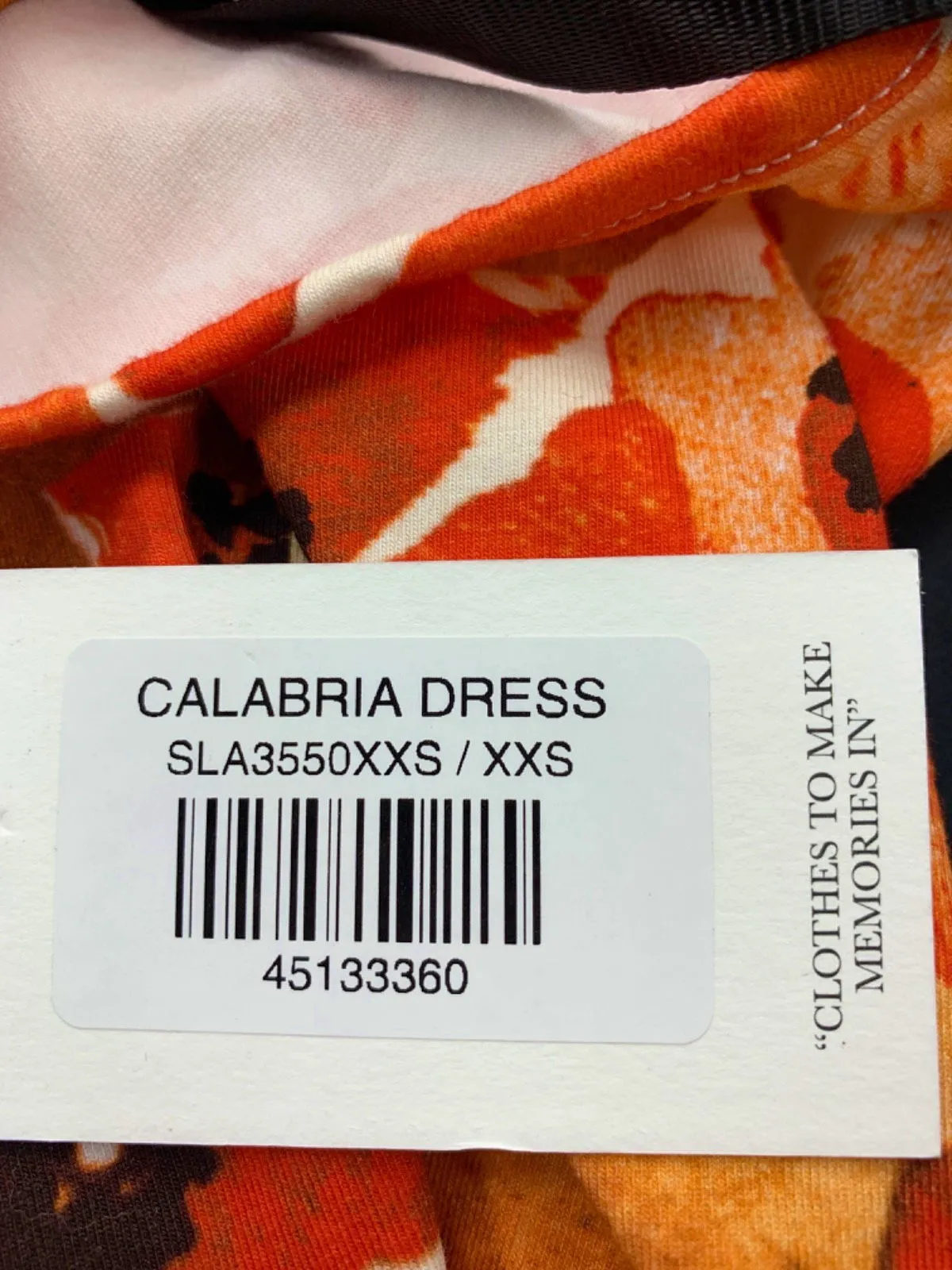 SLA the Label Red Floral Calabria Dress UK XXS