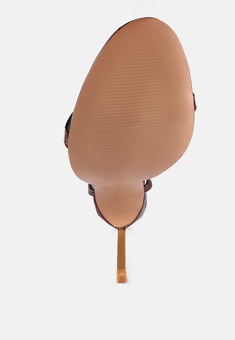Smacker Leg Silhouette Stiletto Heels By Ruw