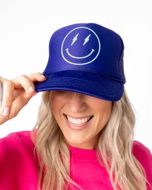 Smiley Trucker Hat | Bel-Air Purple