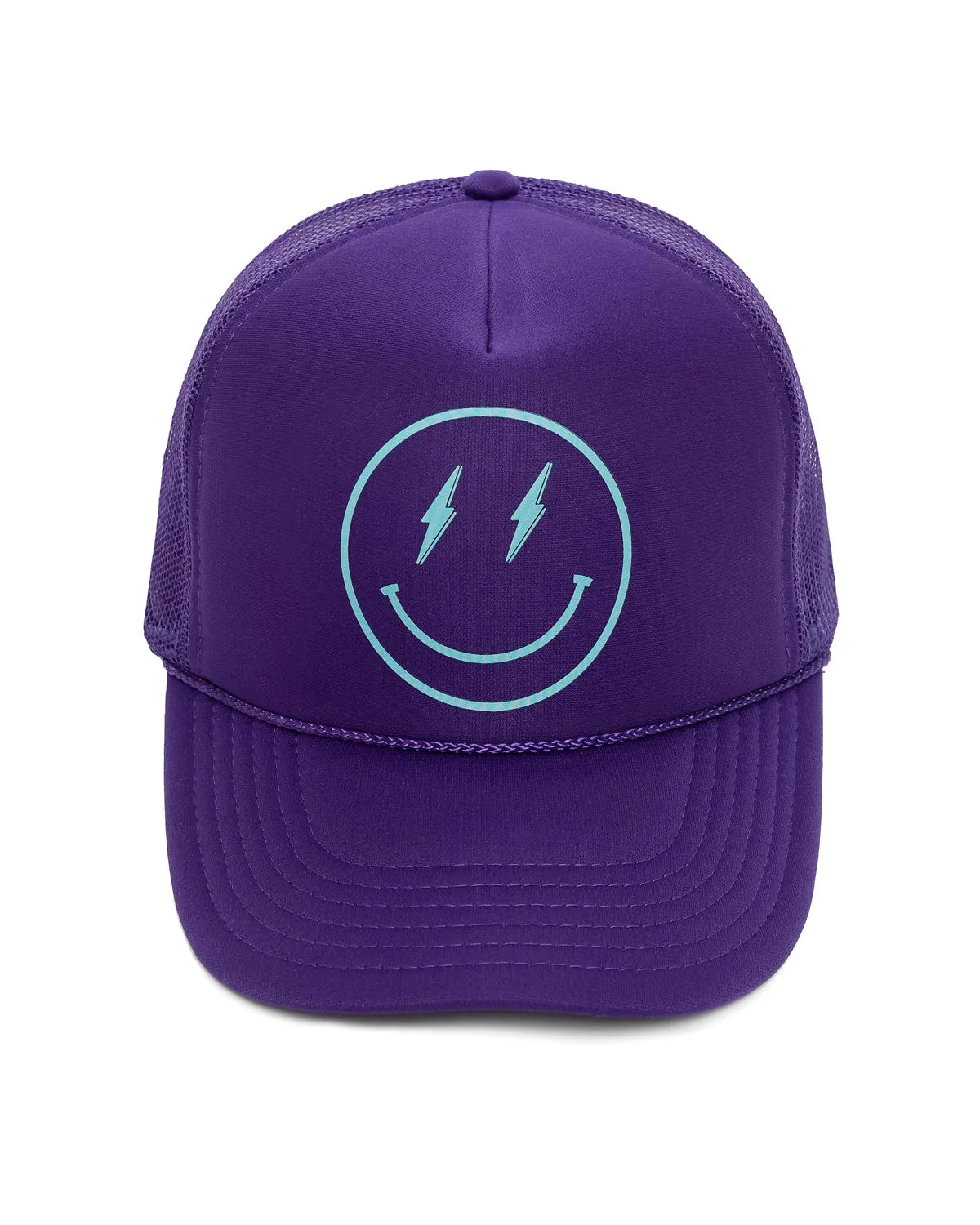 Smiley Trucker Hat | Bel-Air Purple