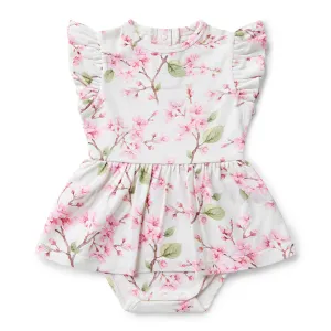 Snuggle Hunny Kids - Organic Dress | Cherry Blossom
