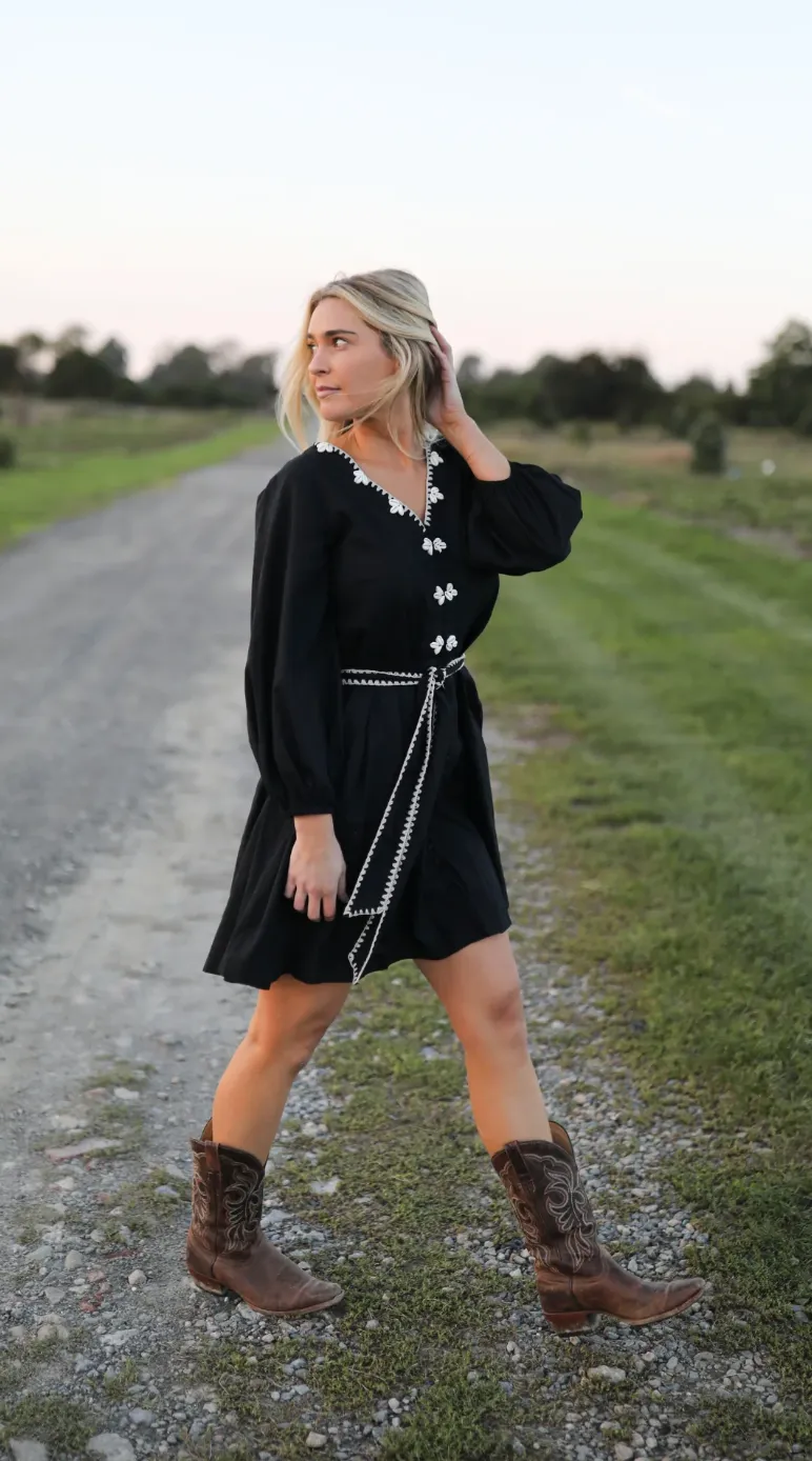 Solana Dress-Black-Final Sale