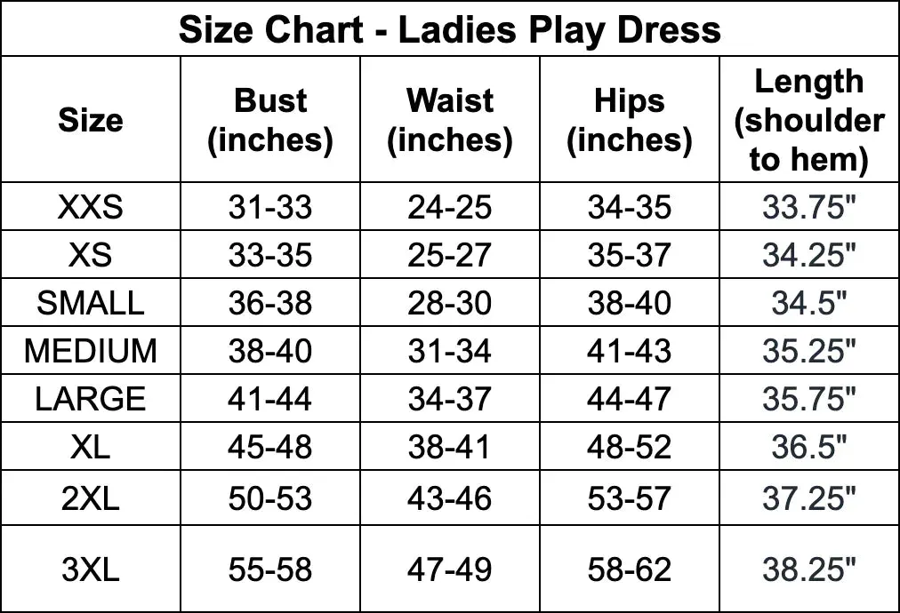 Solids Sale Ladies' Play Dress