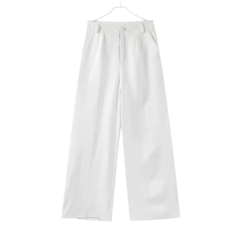 Sophia – Chic Women’s Office Blazer and Wide-Leg Trousers Set