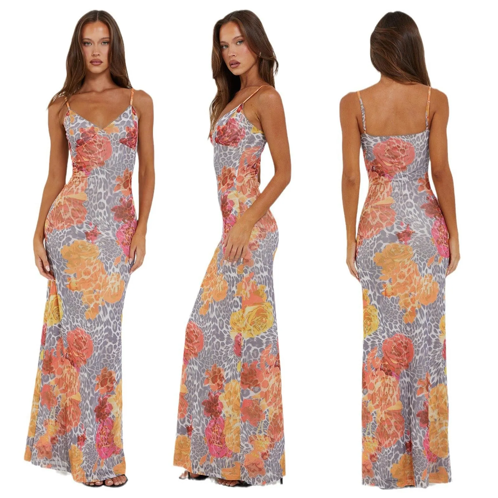 Spaghetti Strap Boho Dresses