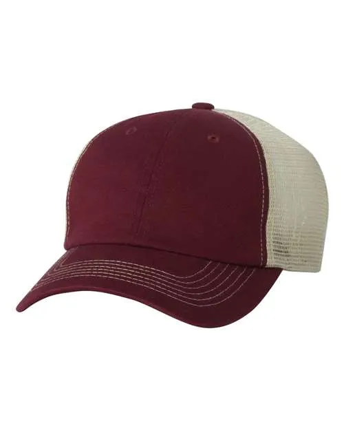 Sportsman Contrast Stitch Mesh Cap