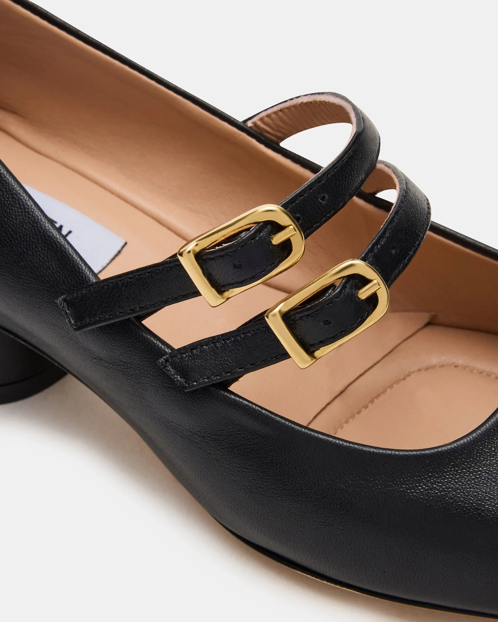 STAFFORD BLACK LEATHER