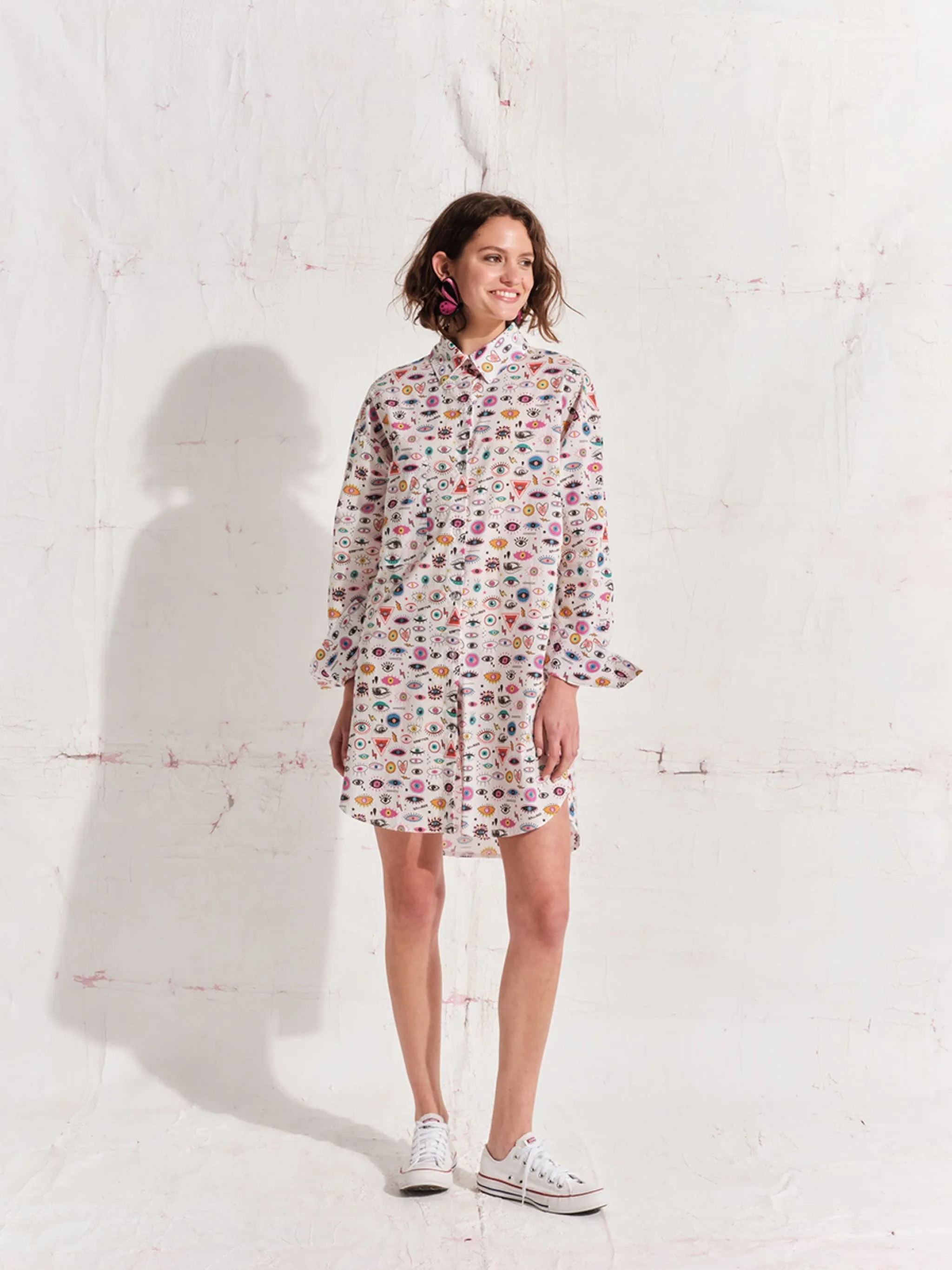 Starry Eyes | Loose Shirtdress