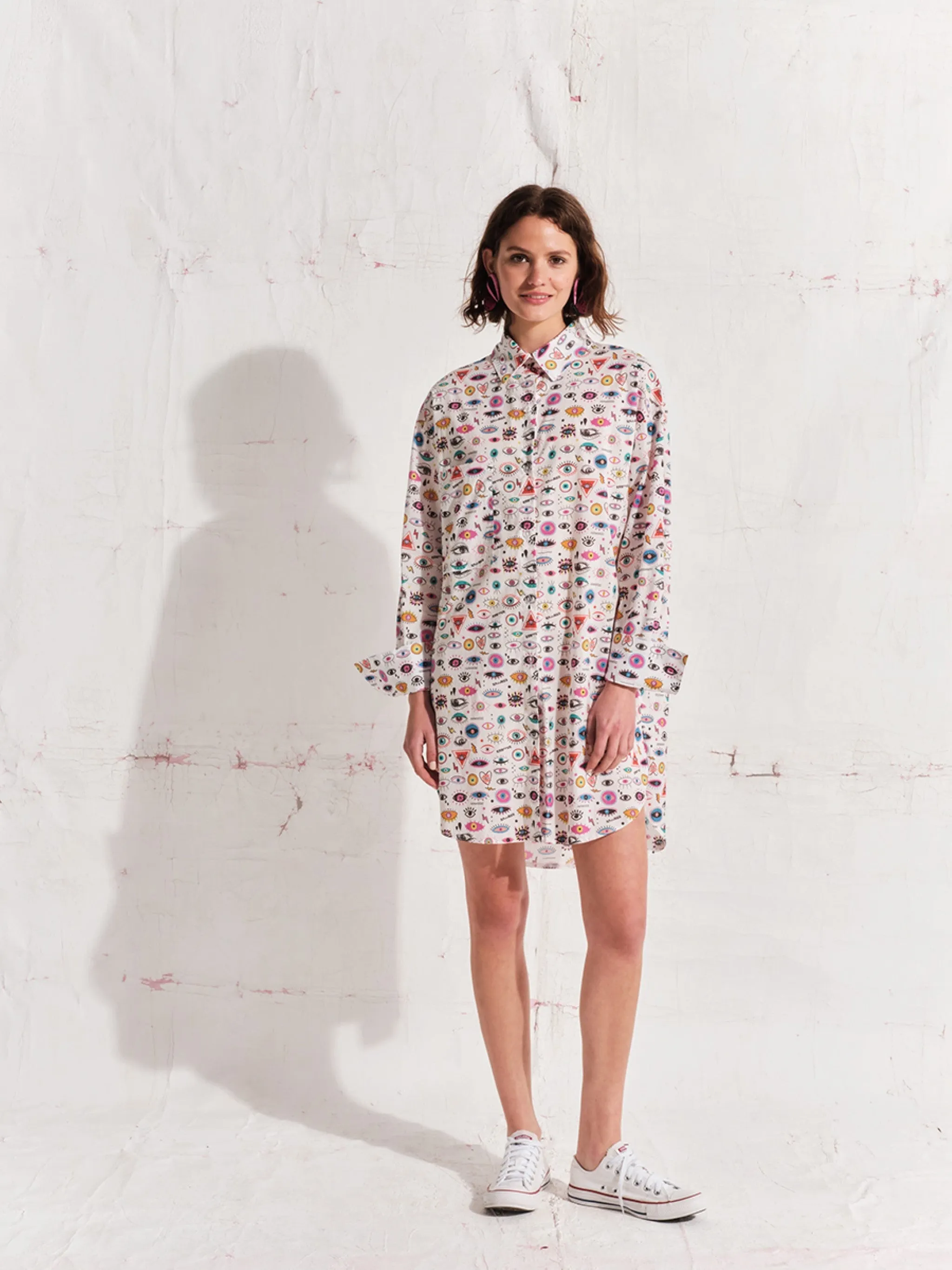 Starry Eyes | Loose Shirtdress