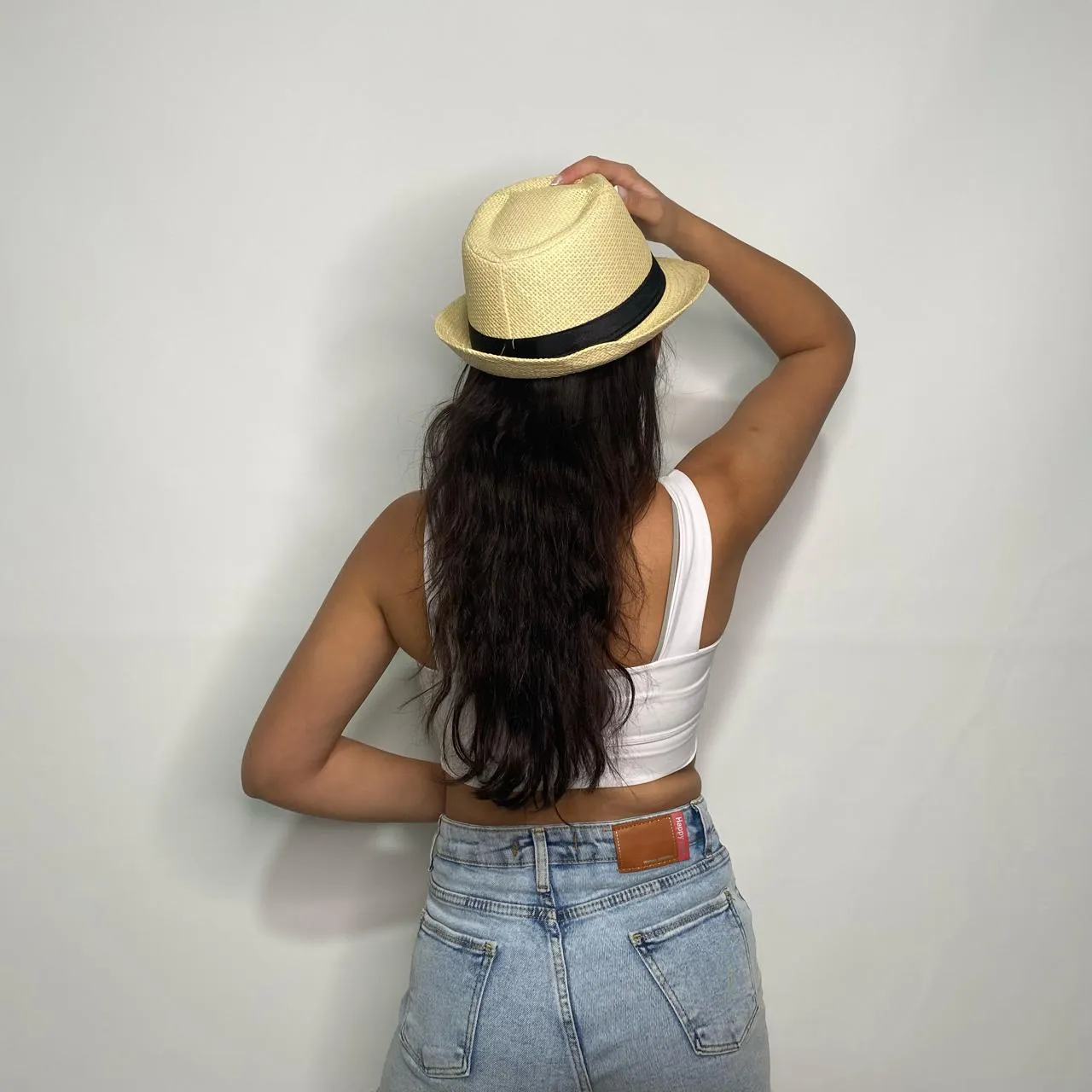 Straw beach hat 1
