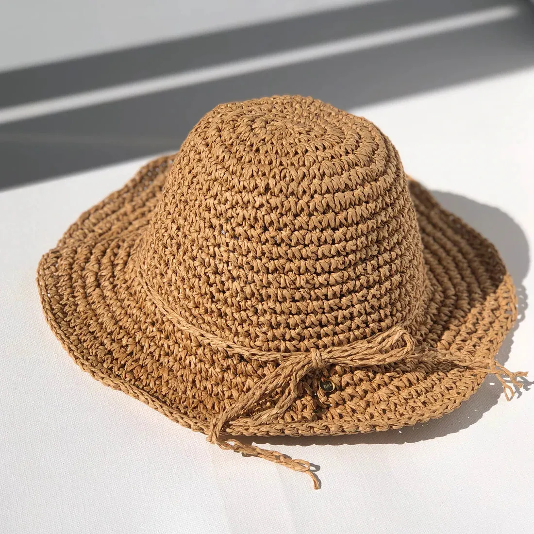 Straw Hat | natural - kids straw hat