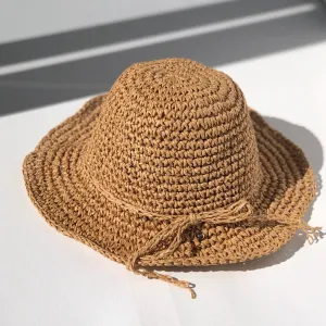 Straw Hat | natural - kids straw hat