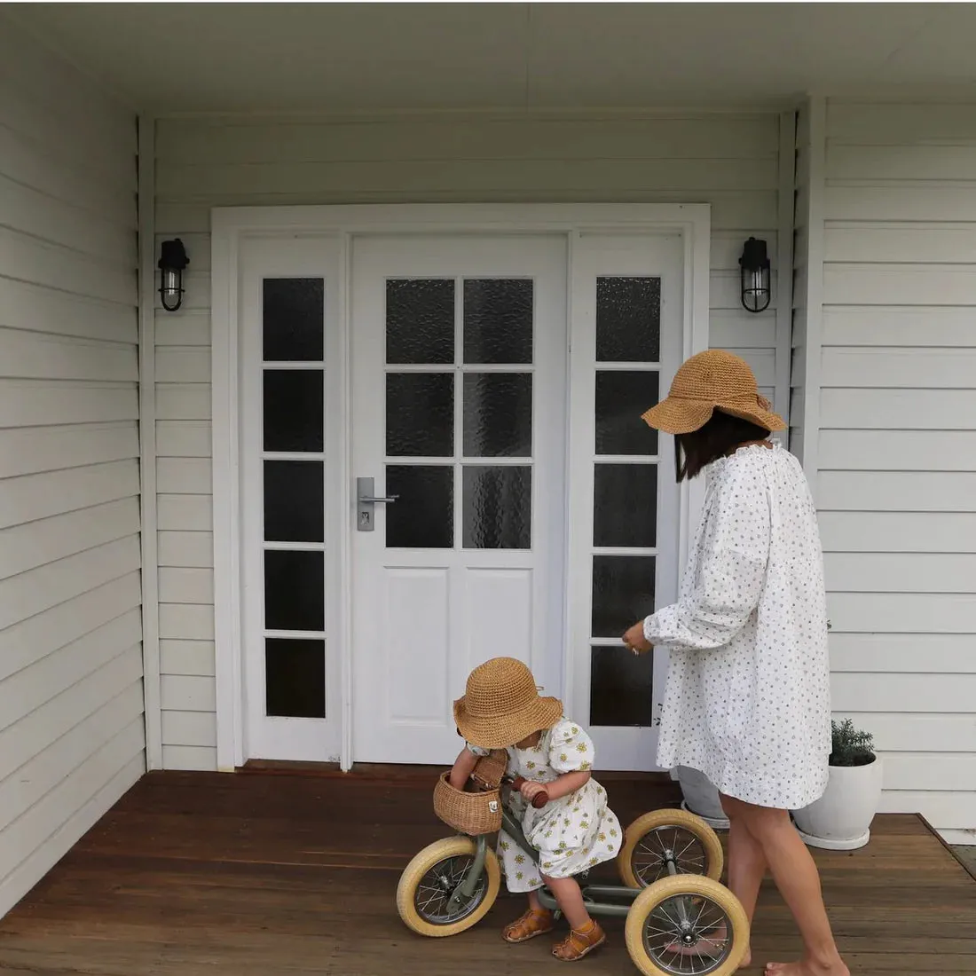 Straw Hat | natural - kids straw hat