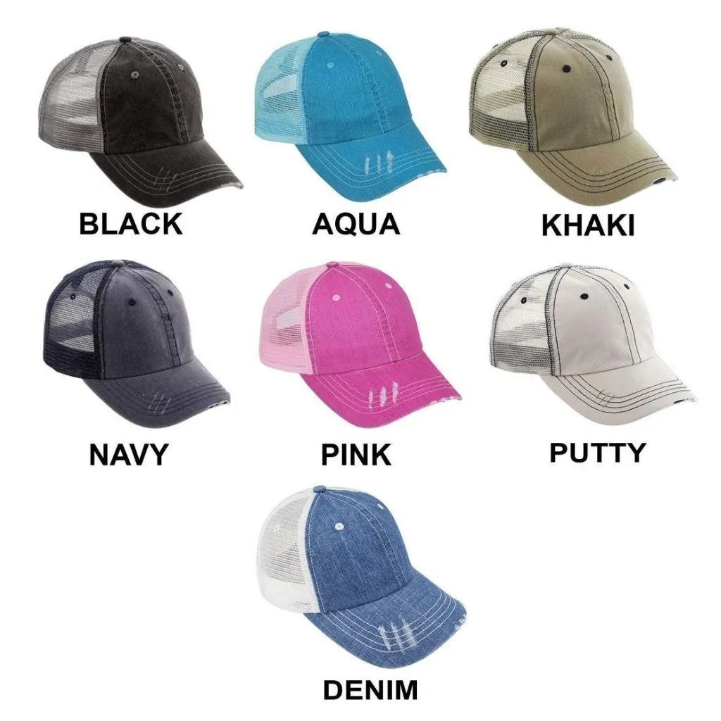 Stronger Than Yesterday Embroidered Trucker Hat – Motivational & Stylish