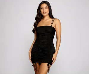 Stunning Beauty Stylish Ruched Mini Dress