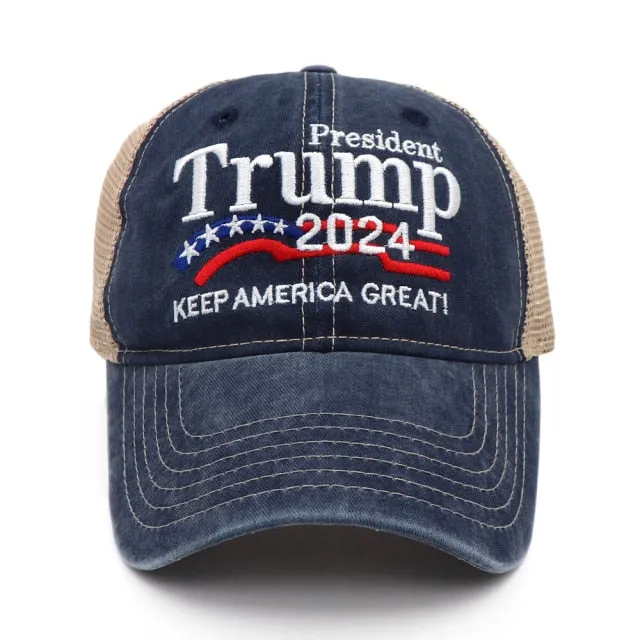 Stylish Donald Trump 2024 Cap USA Baseball