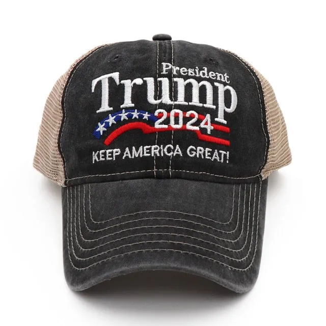Stylish Donald Trump 2024 Cap USA Baseball