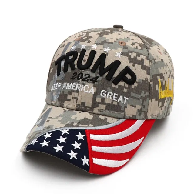 Stylish Donald Trump 2024 Cap USA Baseball