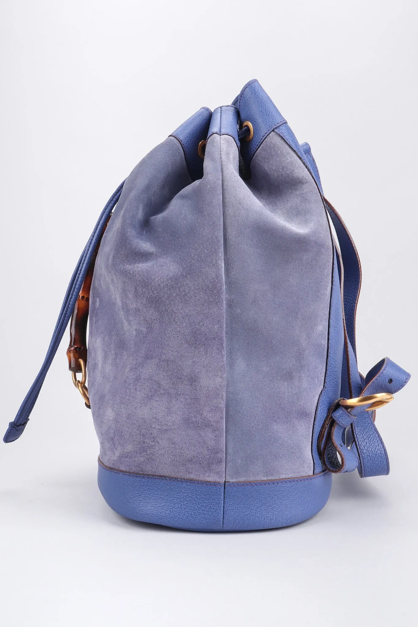 Suede Bamboo Backpack