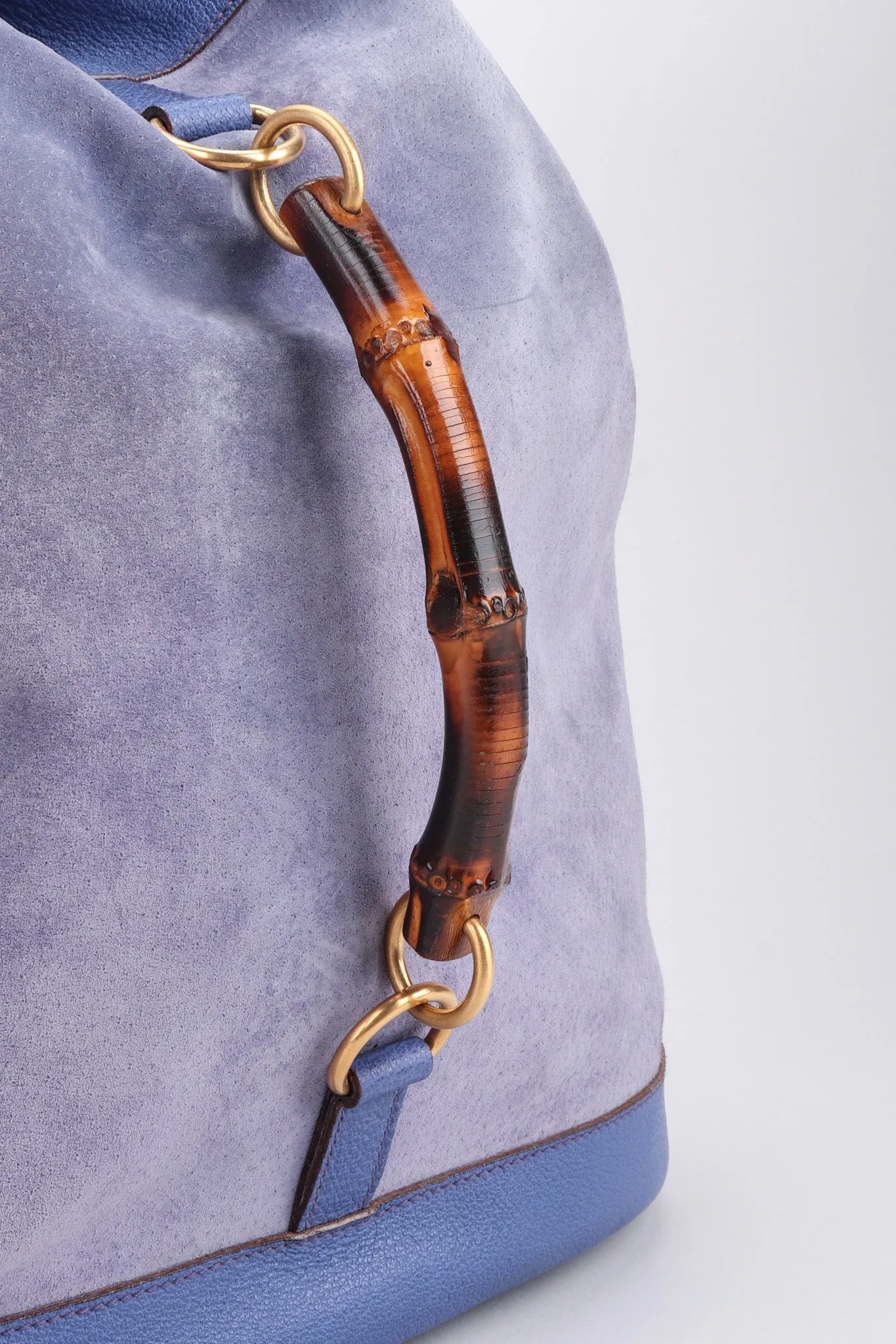 Suede Bamboo Backpack