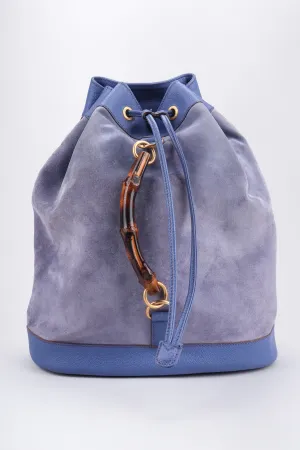 Suede Bamboo Backpack