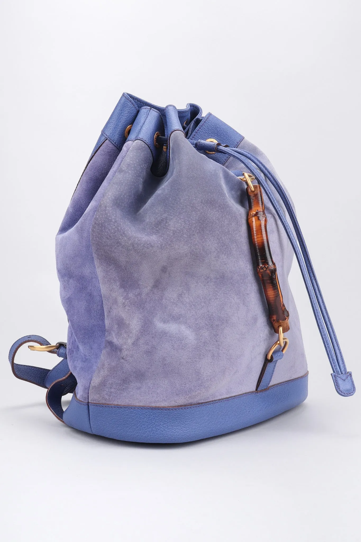 Suede Bamboo Backpack
