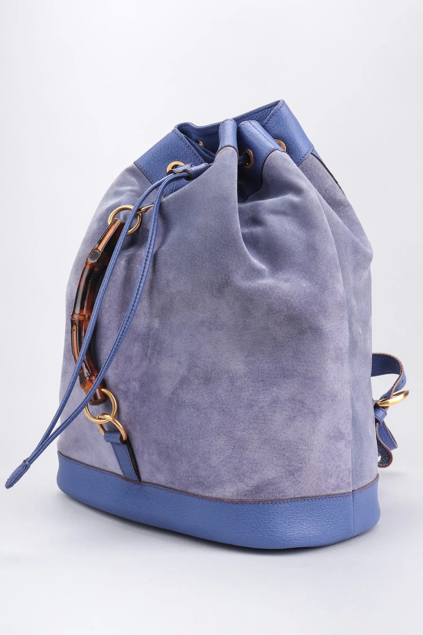 Suede Bamboo Backpack