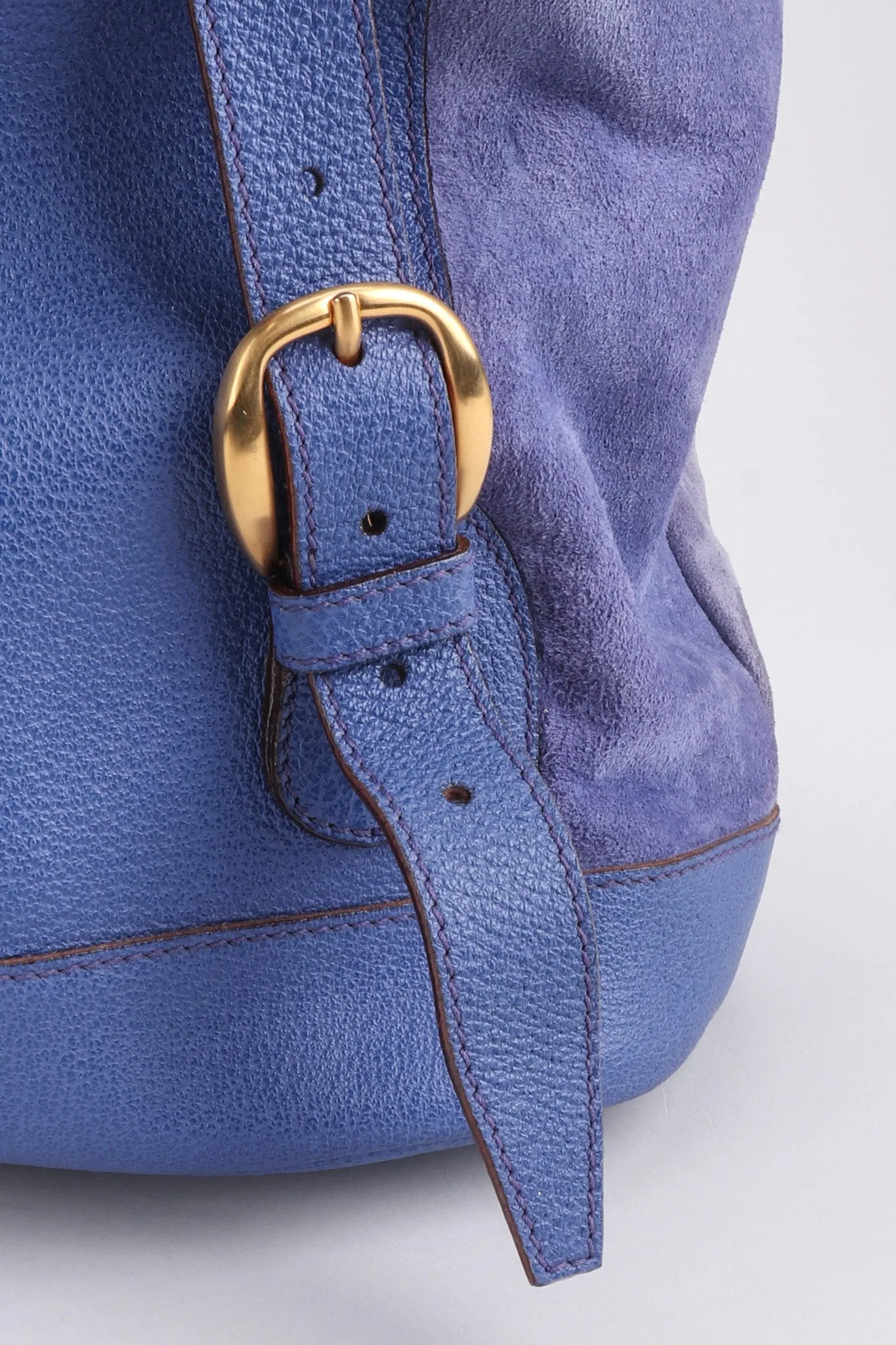 Suede Bamboo Backpack