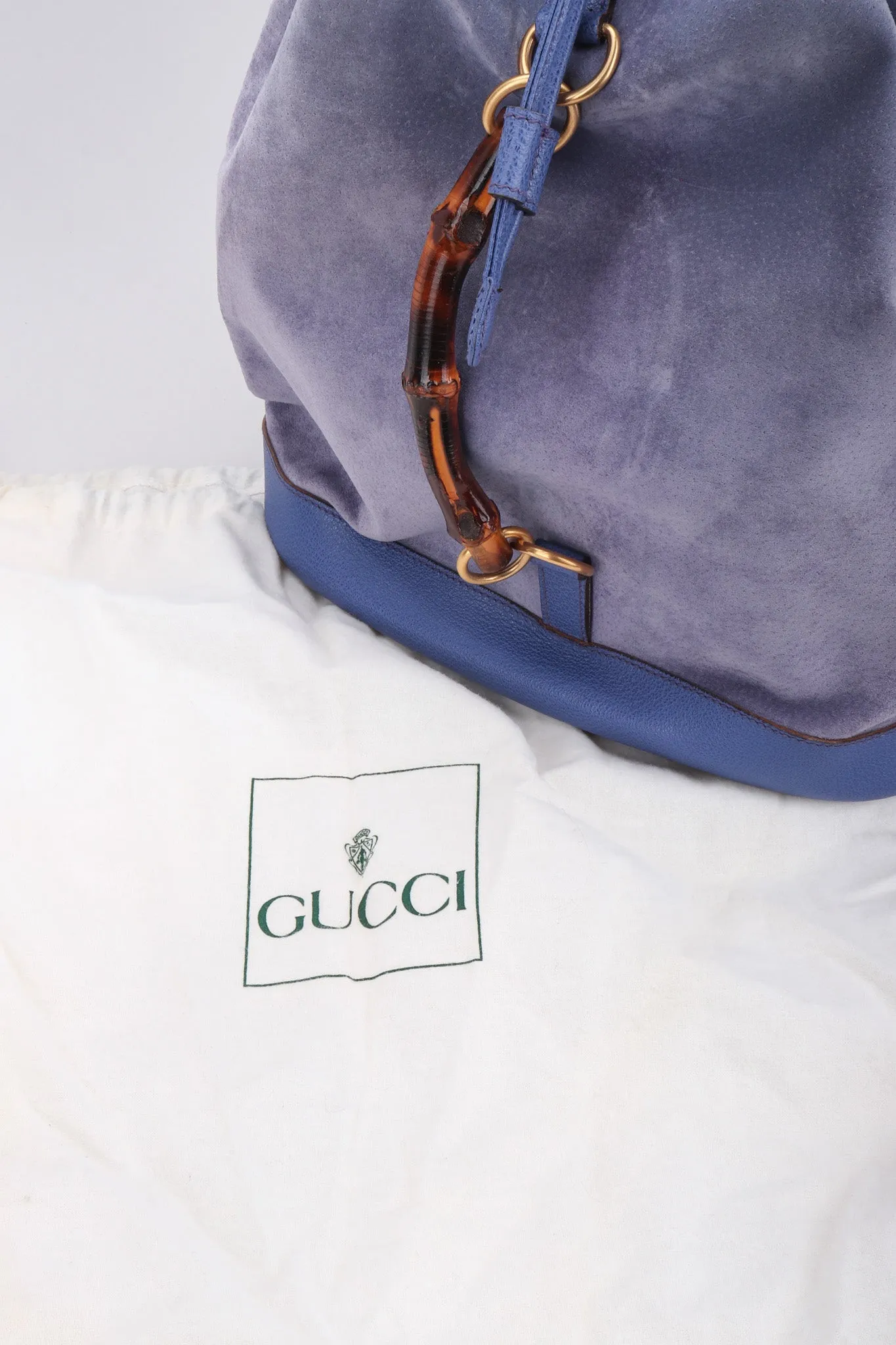 Suede Bamboo Backpack