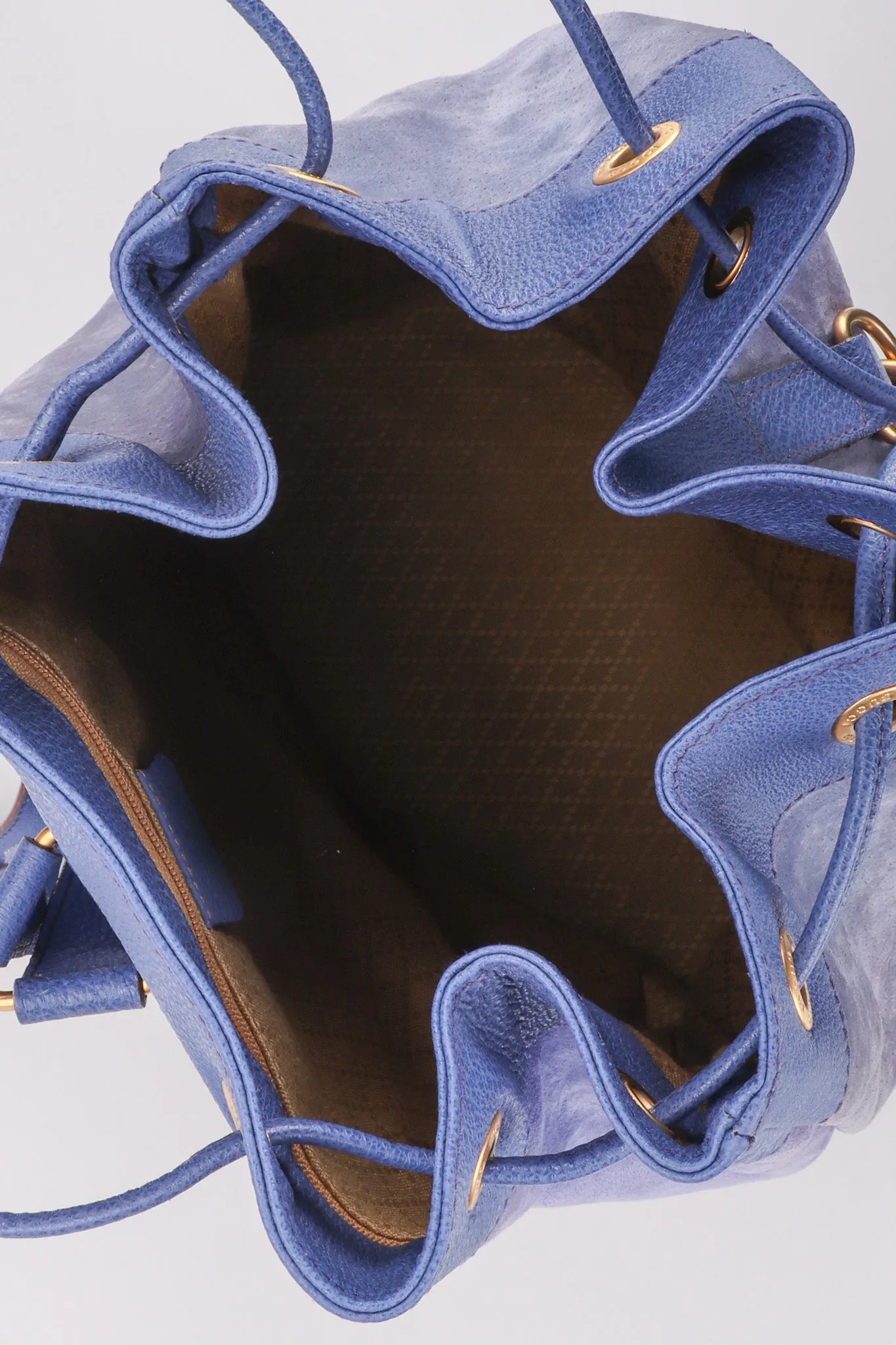 Suede Bamboo Backpack