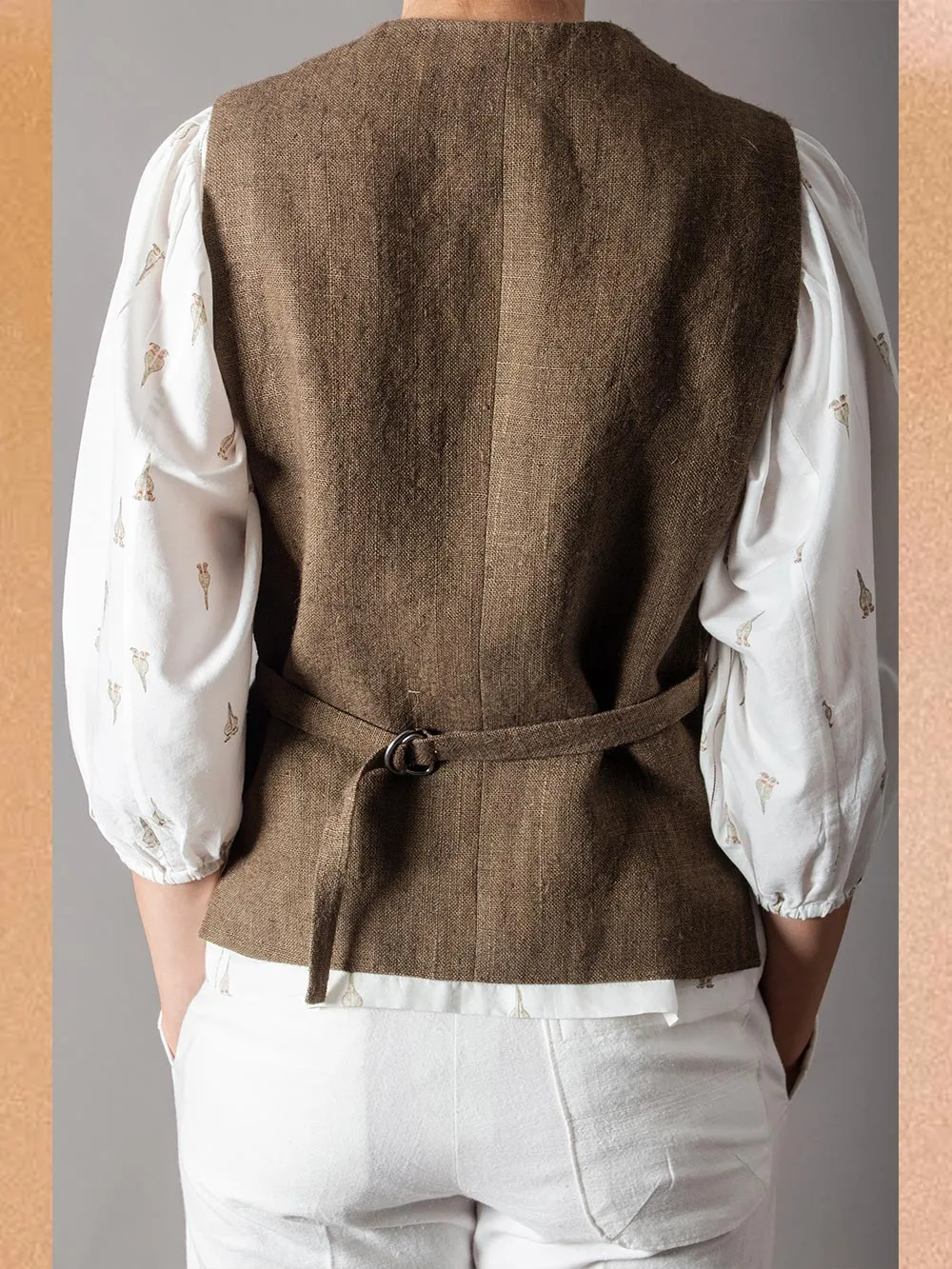 SUKETDHIR   I   SD Waist Coat | Heavy Linen | Olive
