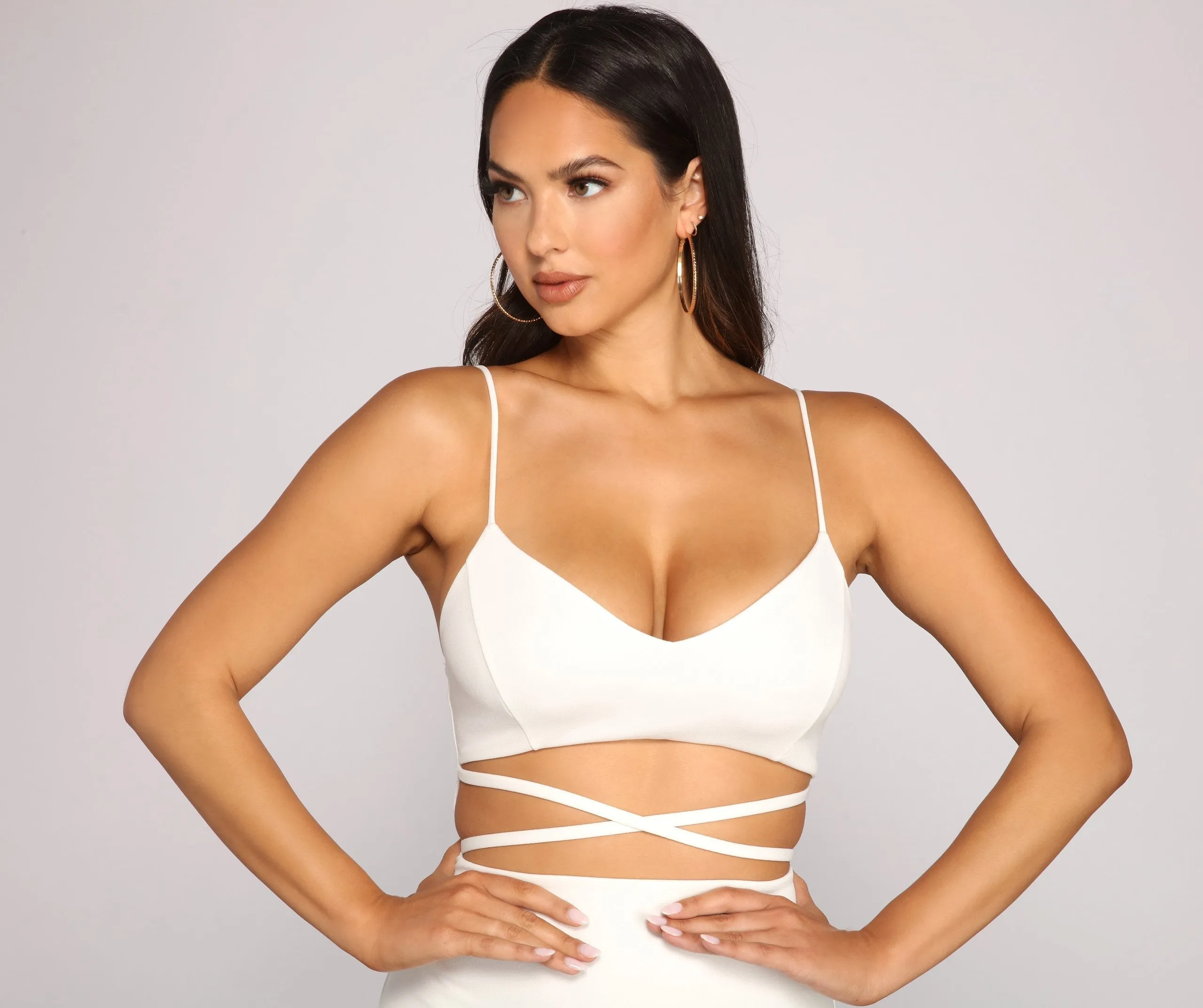 Sultry And Stylish Strappy Mini Dress